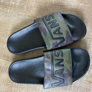 Vans Camo Slide Sandals men’s 8